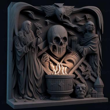 3D модель Гра Гаррі Поттер і кубок вогню (STL)